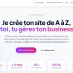 le meilleur generateur de site IA Sanaa