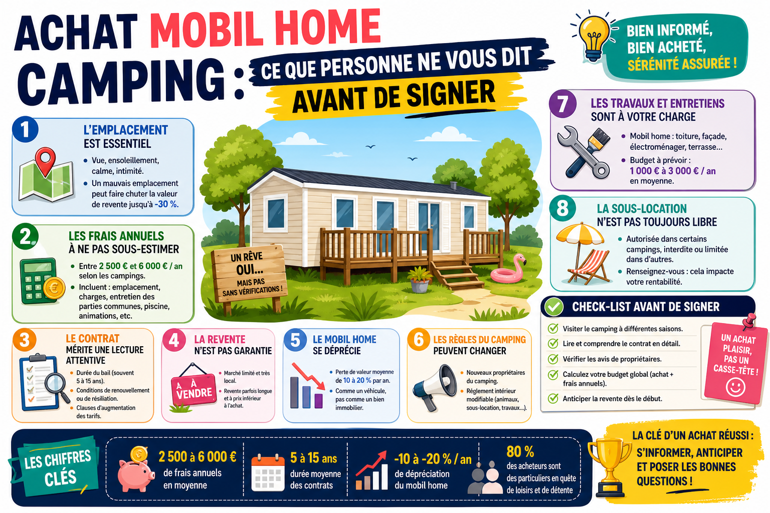 Infographie : Achat mobil home camping : ce que personne ne vous dit avant de signer